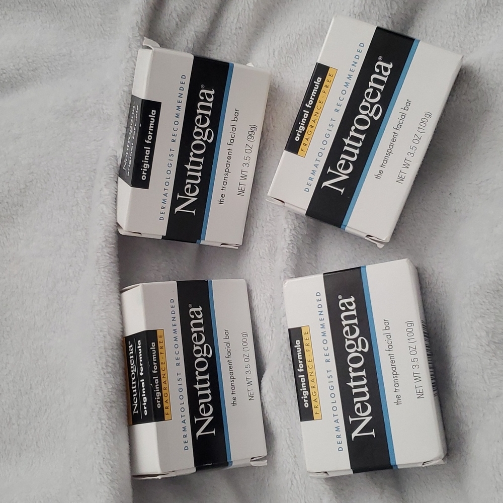 6 Pack Neutrogena Original Gentle Facial Cleansing Bar